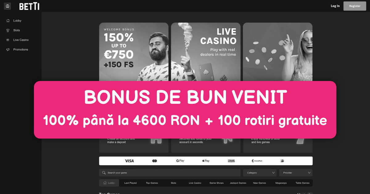Betti Casino welcome bonus
