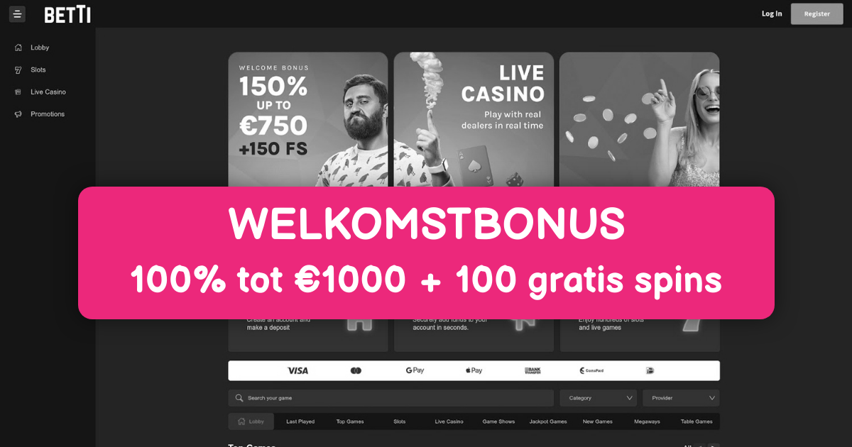 Betti Casino welcome bonus
